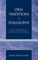 Oral Traditions as Philosophy