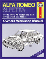 Alfa Romeo Alfetta (1973 - 1987) Haynes Repair Manual