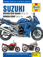 Suzuki GSF650/1250 Bandit & GSX650/1250F (07-14) Haynes Repair Manual