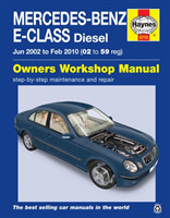 Mercedes-Benz E-Class Diesel (02 to 10) Haynes Repair Manual