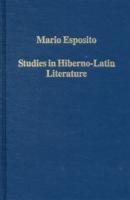 Studies in Hiberno-Latin Literature