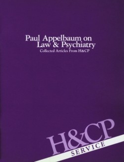 Paul Appelbaum on Law and Psychiatry