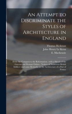 Attempt to Discriminate the Styles of Architecture in England