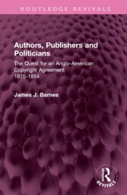Authors, Publishers and Politicians