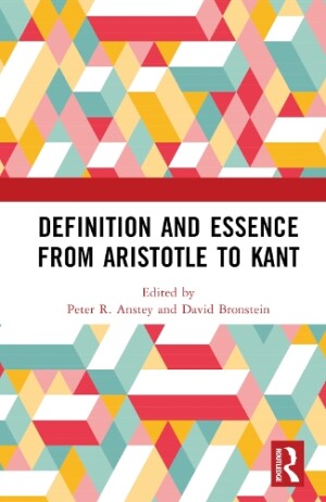 Definition and Essence from Aristotle to Kant