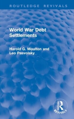 World War Debt Settlements