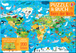 Puzzle & Buch: Tiere der Welt