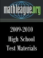 High School Test Materials 2009-2010