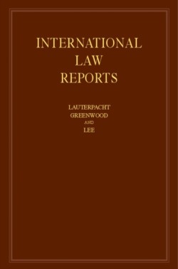 International Law Reports: Volume 166