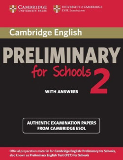 Cambridge Pet for Schools 2 Student´s Book With Answers