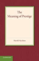 Meaning of Prestige