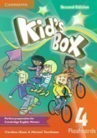 Kid's Box Second Edition 4 Flashcards Pack of 96