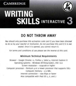 Grammar and Beyond Level 3 Writing Skills Interactive (Standalone for Students) via Activation Code Card