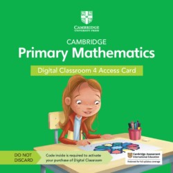 NEW Cambridge Primary Mathematics Digital Classroom Access Card (1 year) Stage 4