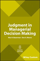 Judgment in Managerial Decision Making