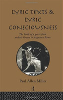 Lyric Texts and Lyric Consciousness
