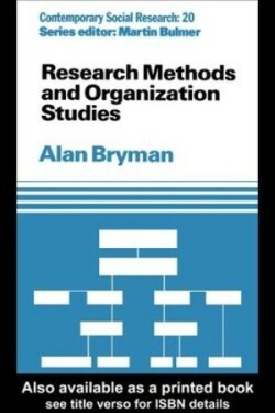 Research Methods and Organization Studies