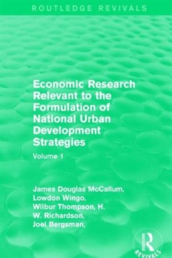 Economic Research Relevant to the Formulation of National Urban Development Strategies