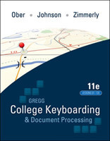 GREGG COLLEGE KEYBOARDING & DOCUMENT PROCESSING (GDP11) MICROSOFT WORD 2016 MANUAL KIT 2: 61-120