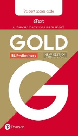 Gold B1 Preliminary New Edition Students' eText Access Card