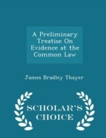 Preliminary Treatise on Evidence at the Common Law - Scholar's Choice Edition