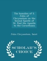 Homilies of S. John of Chrysostom on the Second Epistle of St. Paul the Apostle to the Corinthians - Scholar's Choice Edition