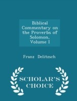 Biblical Commentary on the Proverbs of Solomon, Volume I - Scholar's Choice Edition