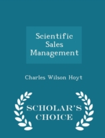 Scientific Sales Management - Scholar's Choice Edition