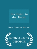 Geist in Der Natur - Scholar's Choice Edition