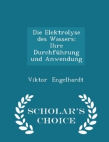 Die Elektrolyse Des Wassers