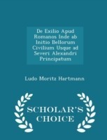 de Exilio Apud Romanos Inde AB Initio Bellorum Civilium Usque Ad Severi Alexandri Principatum - Scholar's Choice Edition