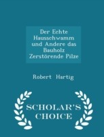 Echte Hausschwamm Und Andere Das Bauholz Zerstorende Pilze - Scholar's Choice Edition
