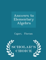Answers to Elementary Algebra - Scholar's Choice Edition
