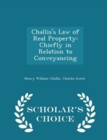 Challis's Law of Real Property