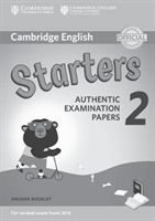 Cambridge Young Learners English Tests, 3rd Ed. 2 Starters 2018 Answer Booklet