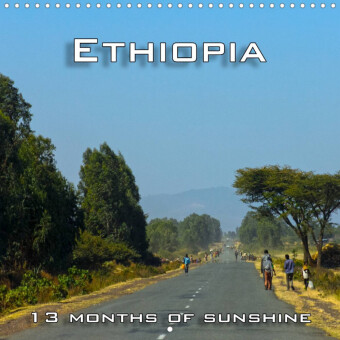 Ethiopia, 13 months of sunshine (Wall Calendar 2023 300 × 300 mm Square)