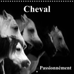 Cheval Passionnément (Calendrier mural 2023 300 × 300 mm Square)