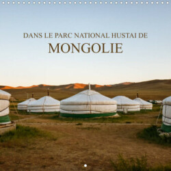 Dans le Parc National Hustai de Mongolie (Calendrier mural 2023 300 × 300 mm Square)