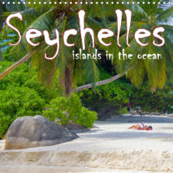 Seychelles, islands in the ocean (Wall Calendar 2023 300 × 300 mm Square)