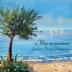 Mer en peinture (Calendrier mural 2023 300 × 300 mm Square)