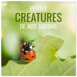 Petites créatures de nos jardins (Calendrier mural carré 2025 30x30 cm) Calendrier double avec une page pour vos prises de notes