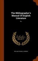 Bibliographer's Manual of English Literature R.Z