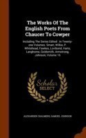 Works of the English Poets from Chaucer to Cowper