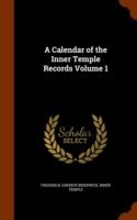 Calendar of the Inner Temple Records Volume 1