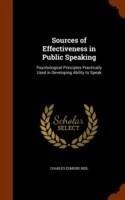 Sources of Effectiveness in Public Speaking Psychological Principles Practically Used in Developing Ability to Speak