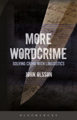 More Wordcrime Solving Crime With Linguistics