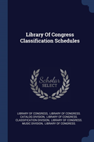 LIBRARY OF CONGRESS CLASSIFICATION SCHED