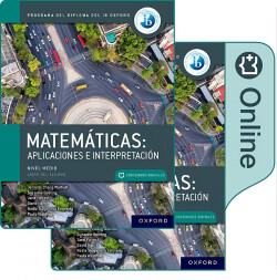 DPMatemáticas: aplicaciones e interpretaciones, nivel medio, paquete de libro impreso y digital.