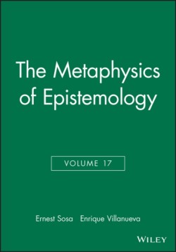 Metaphysics of Epistemology, Volume 17