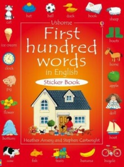 FIRST 100 WORDS STICKER BK ENG